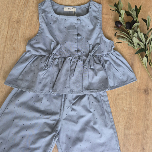 Polka dot Poplin Set