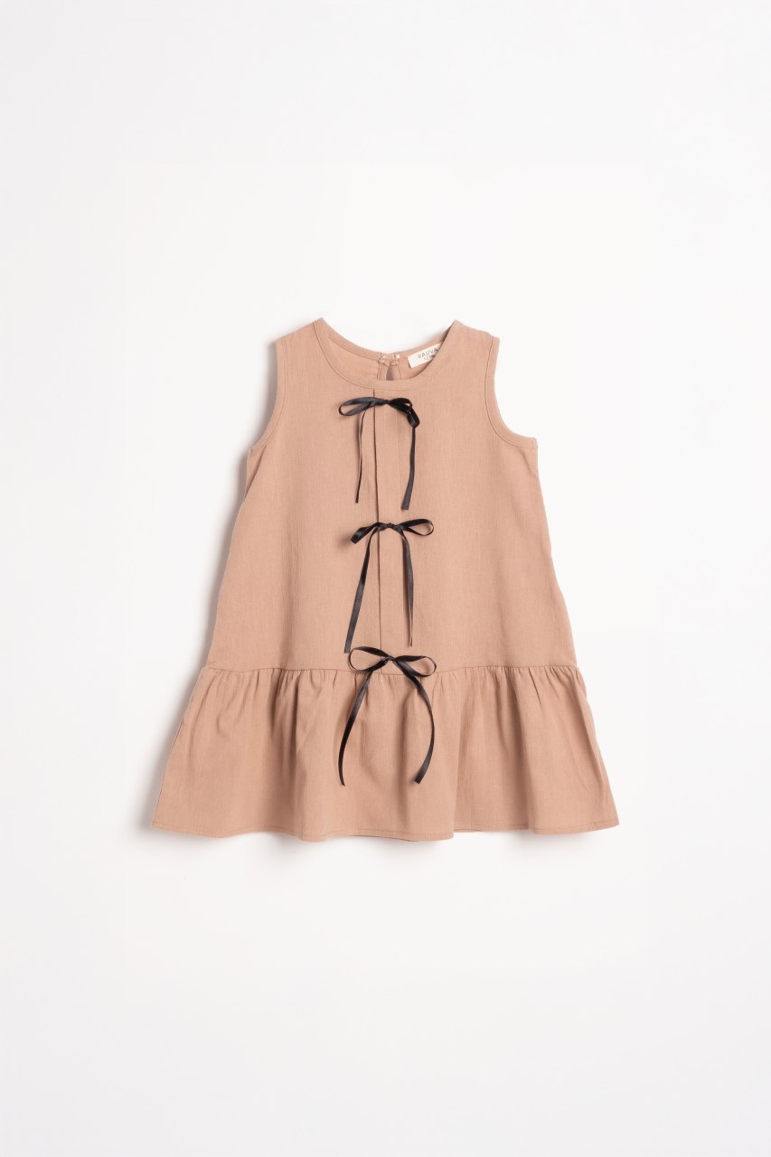 Neutral Bow Dress