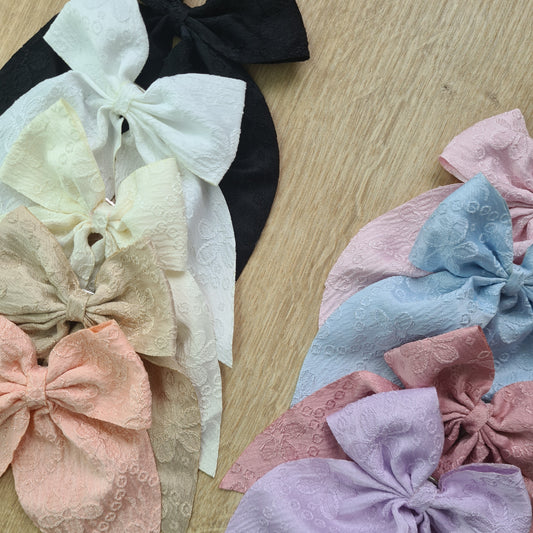 Floral Embroidery Clip