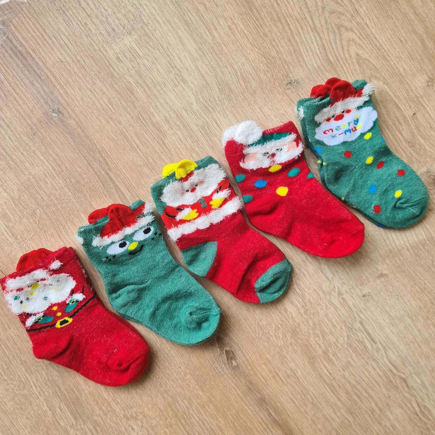 Baby Short Christmas Socks