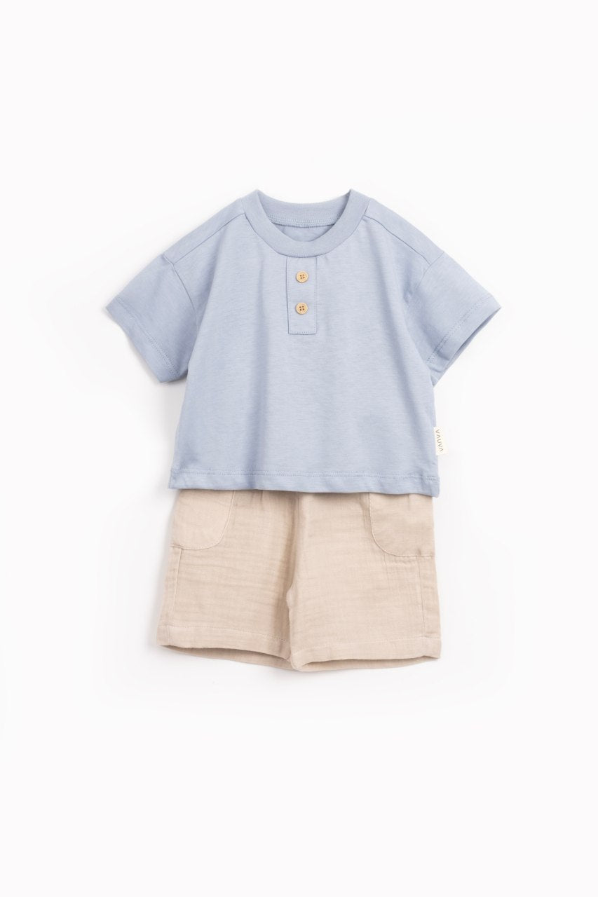 Muslin Shorts Set