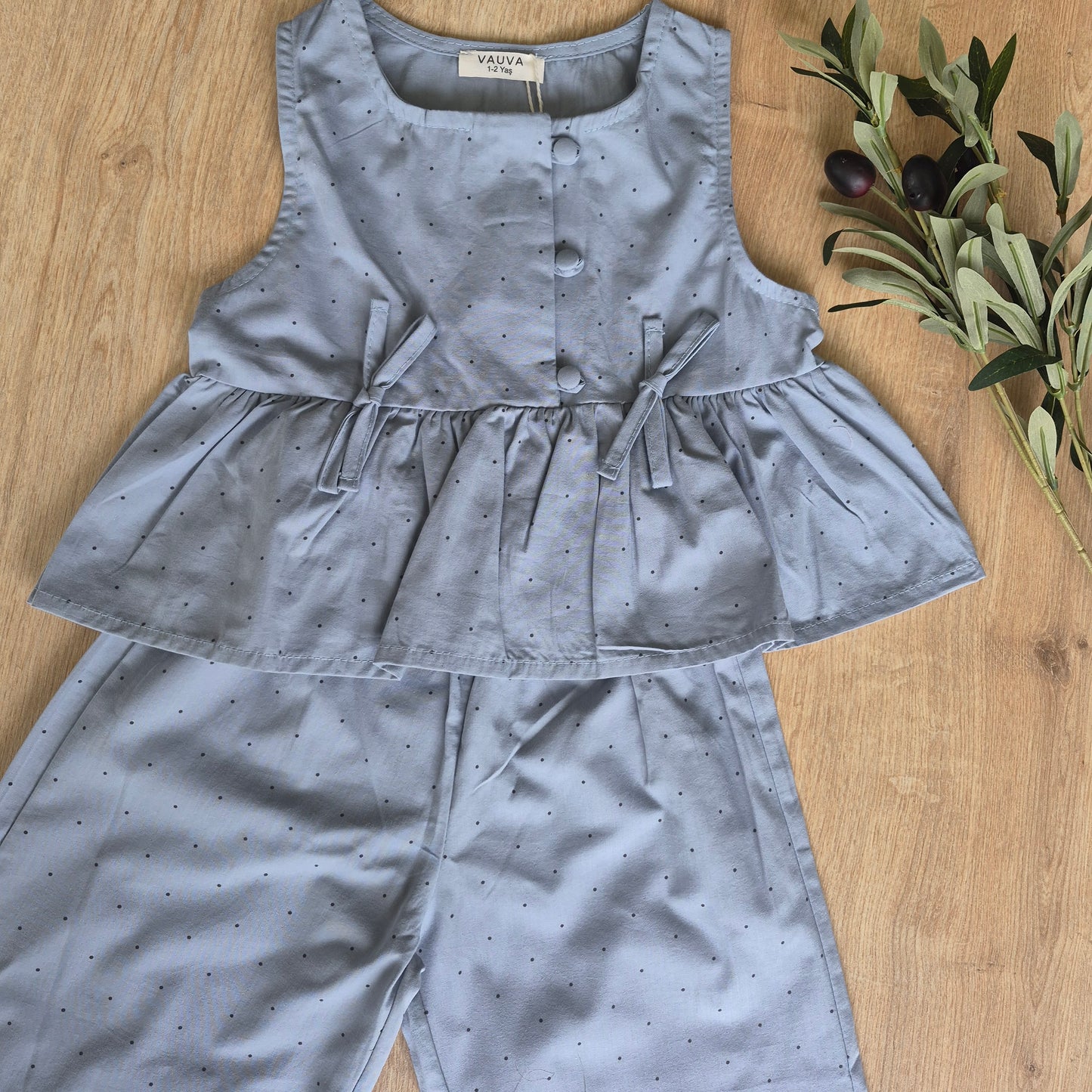 Polka dot Poplin Set