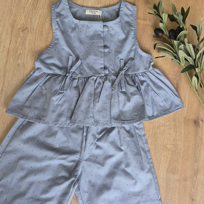 Polka dot Poplin Set