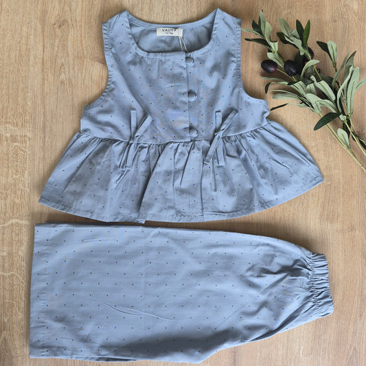 Polka dot Poplin Set