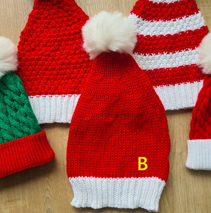 Knitted Christmas Hat