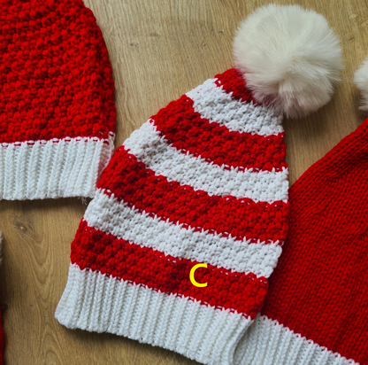 Knitted Christmas Hat