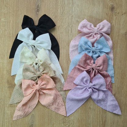 Floral Embroidery Clip