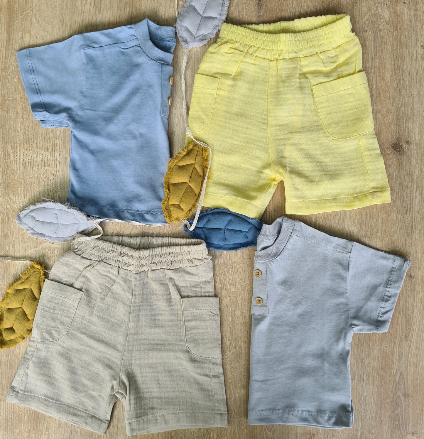 Muslin Shorts Set