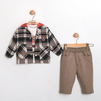 Doudoumiel Triple Boy Set