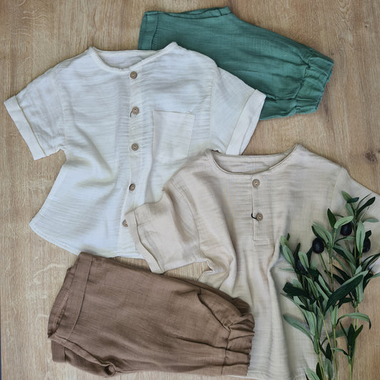 Muslin Short Set