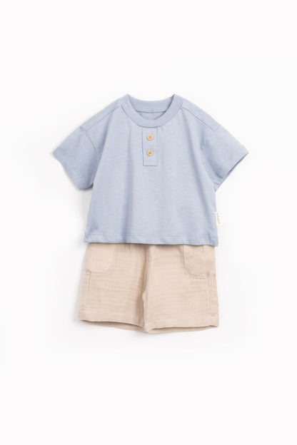 Muslin Shorts Set