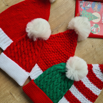 Knitted Christmas Hat